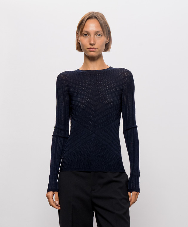 Twinset Синий джемпер 262TP3492 изображение 3
