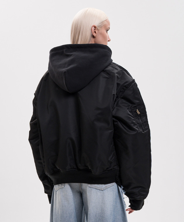 Vetements Черная куртка MH27JA018Bw изображение 4