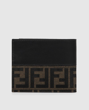 Fendi Черное комбинированное портмоне 7M0001B139