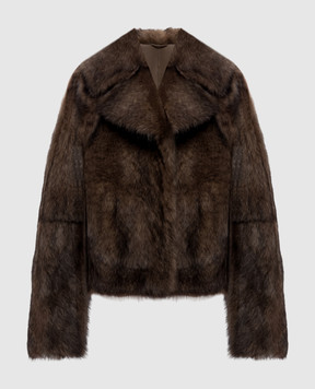 Babe Pay Pls Коричневая дубленка 2327TOSCANA