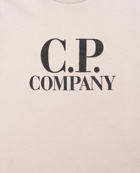 C.P. Company Детская серая футболка с логотипом ENM008LAA17