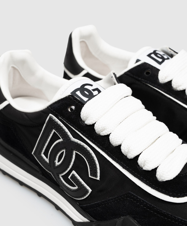 Dolce&Gabbana Чорні комбіновані кросівки DG Athletic CS2384A0864 зображення 5