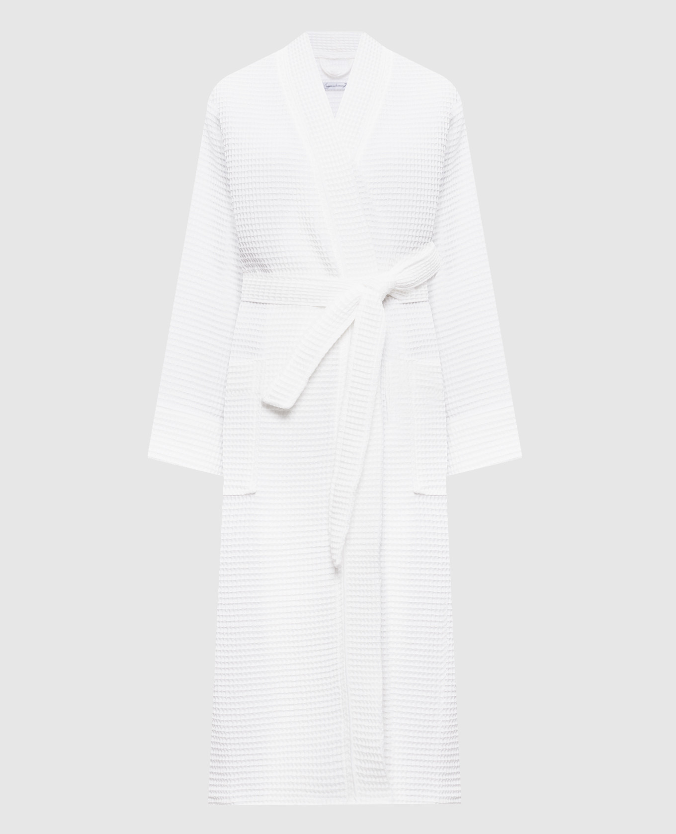 

Белый вафельный халат, Халаты