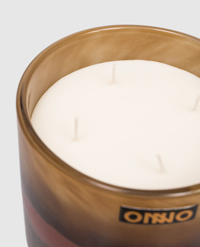 Onno Свічка Art Romy M з ароматом Cashmere Wood в скляному свічнику ON813CW