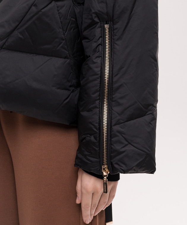 Twinset Черный пуховик 262TT2620 изображение 5