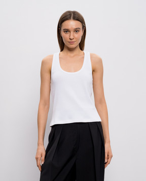 Ermanno Scervino Білий топ з бавовни D482L304XHC