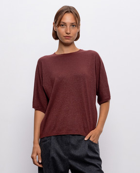 Brunello Cucinelli Футболка с кашемиром и шелком M41835700P