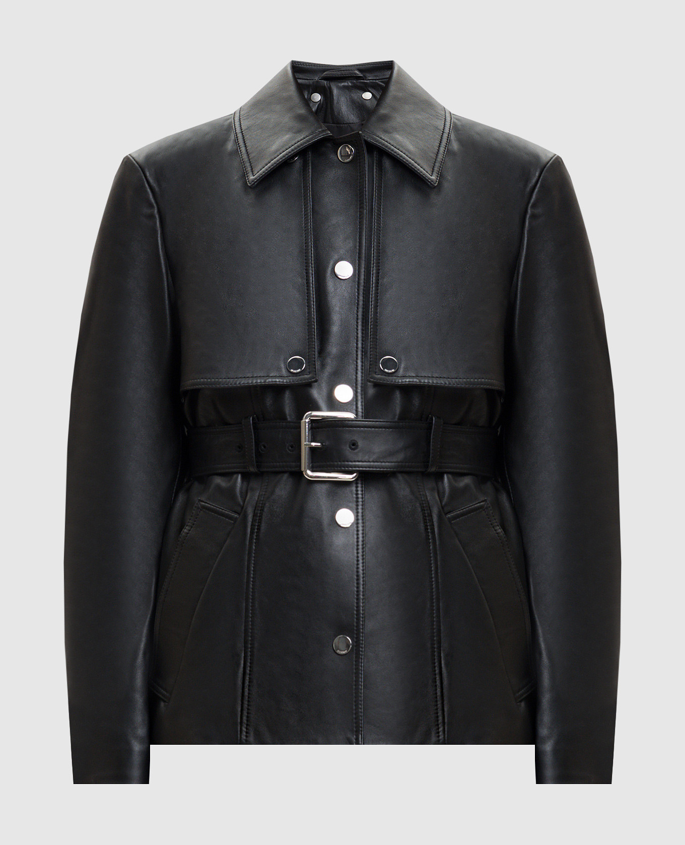 

Черная кожаная куртка, Черный, Кожаные куртки