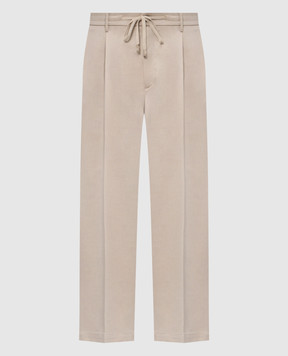 Peserico Бежеві штани з вовною R54274D08274