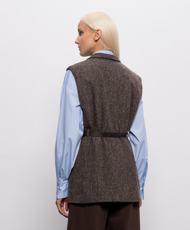 Brunello Cucinelli Жилет с шерстью в узор MG5667253 изображение 4
