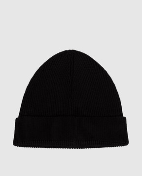 Palm Angels s Черная шапка с вышивкой логотипа PMLC032C99FAB001