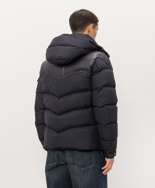 Moncler Синій пуховик Ravelis L20911A00218597YW зображення 4