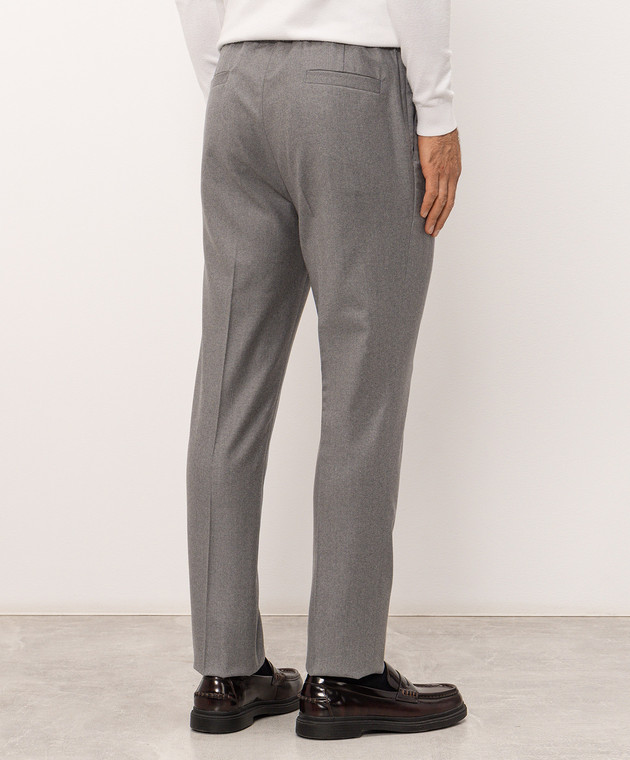 Cashmere&Whiskey Серые брюки из шерсти и кашемира 02556R0776 изображение 4