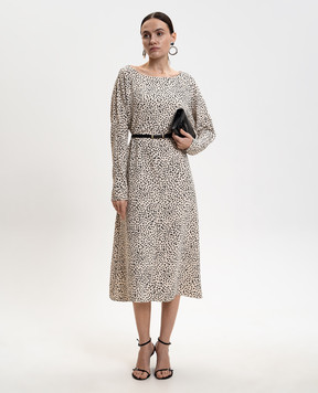 Max Mara Біла сукня PIROGHE в горох MSTPIROGHE