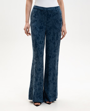 Momoni Сині штани Marajo у візерунок MOPA021MO13