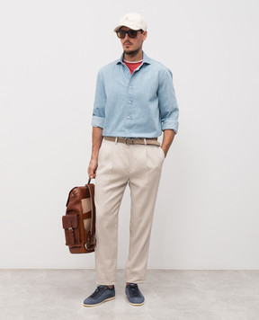 Brunello Cucinelli Красная футболка M0B137427