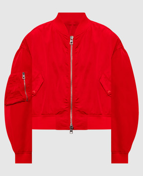 Ermanno Scervino Красный двухсторонний бомбер D480D301UUJ