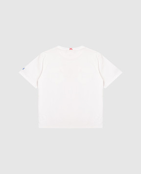 MC2 SAINT BARTH Дитяча біла футболка Eddy з вишивкою логотипа EDD000101947L