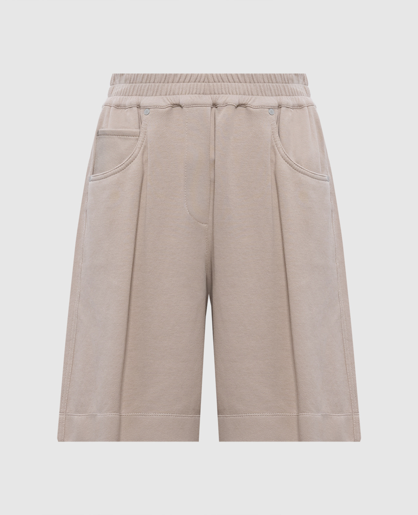 

Бежевые шорты, Бежевый, Шорты