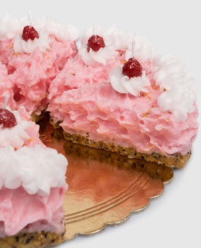 Cereria Introna Розовая ароматическая свеча в виде торта 1769R