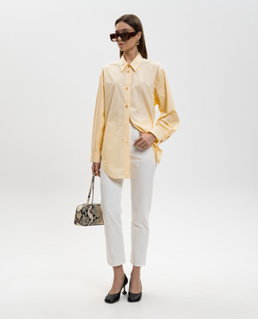 Khaite Желтая рубашка Goya 2430195