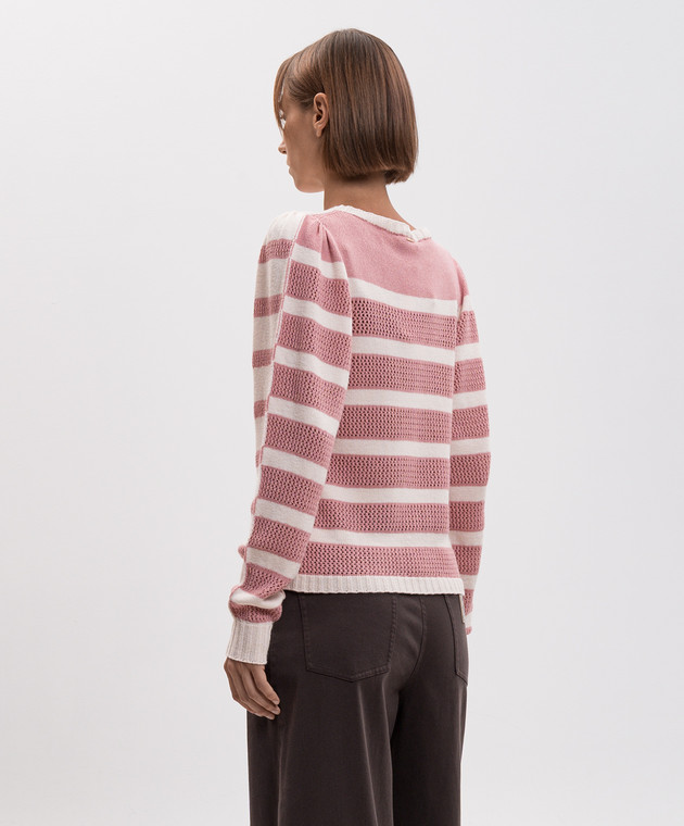 Twinset Джемпер с шерстью в полоску 262TP3230 изображение 4
