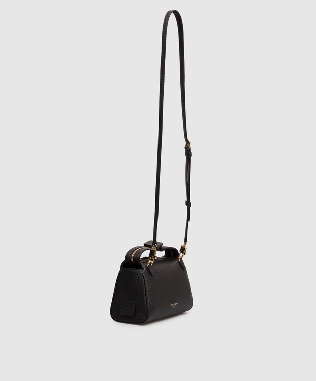 Dolce&Gabbana Черная кожаная сумка Vittoria BB7889A0841 изображение 3