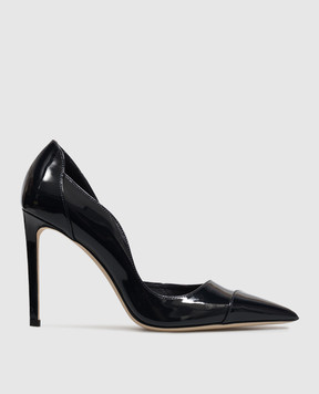 Jimmy Choo Сині шкіряні лаковані туфлі Brigitte BRIGITTE100PAT