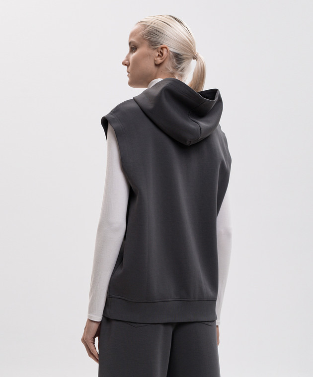 Max Mara Серый жилет BALLO SMMBALLO изображение 4