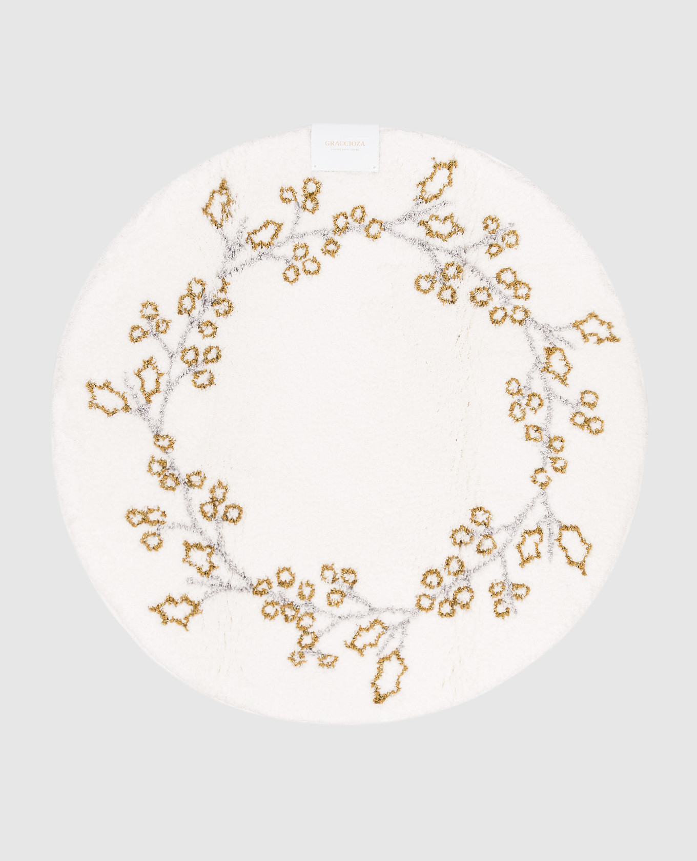 

Белый махровый коврик для ванной комнаты MERRY, Ванна