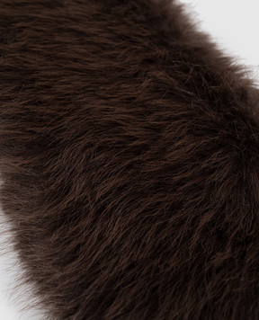 Max Mara Weekend Коричневый шарф CABRAS CABRAS1234