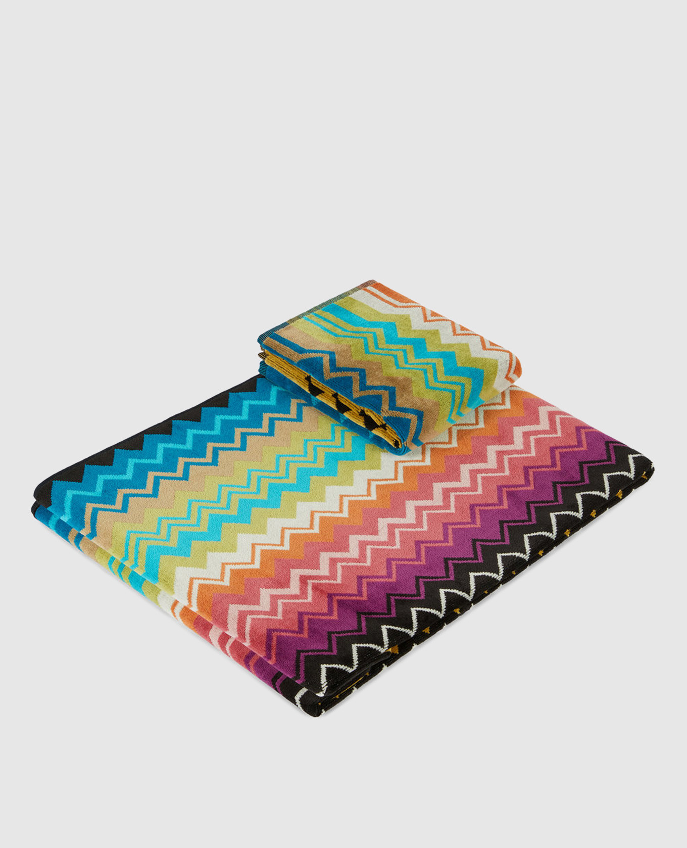 Набор махровых полотенец Giacomo с узором 2 шт