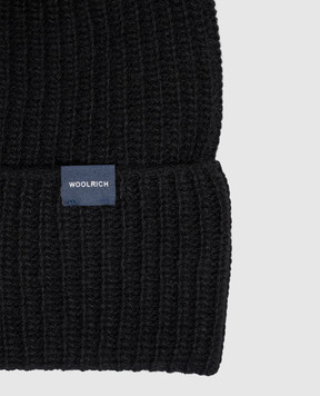 Woolrich Черная шапка с шерстью CFWOAC0331MBUF0659