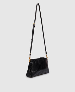 Gianni Chiarini Черная кожаная сумка кросс-боди Fanny BS12644EEL