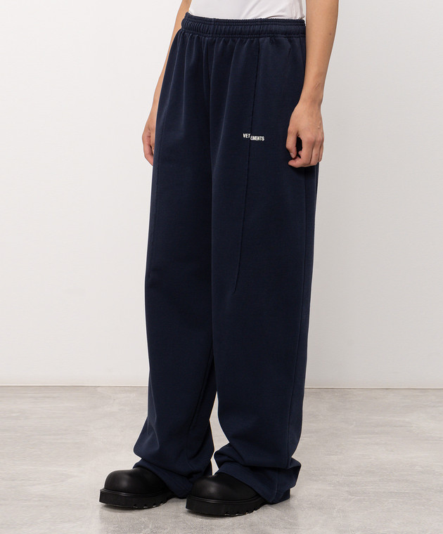 Vetements Синие спортивные штаны MH27SP183N изображение 3