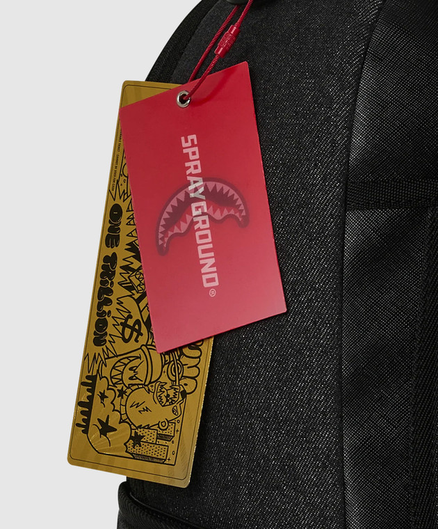 Sprayground Дитячий чорний рюкзак SUPERHERO 910B8472NSZ зображення 4