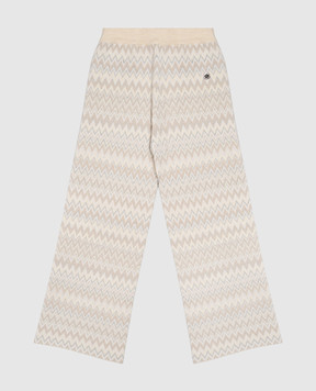 Missoni Детские брюки с шерстью в узор MZ6B80W002810