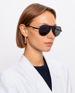 JW Anderson Черные очки JWA05-Aviator EW0021FA0500
