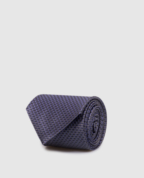 Stefano Ricci Краватка із шовку у візерунок Luxury CCXG154005