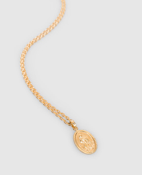 Dolce&Gabbana Золотистий ланцюжок з підвіскою WNR8S1W1111