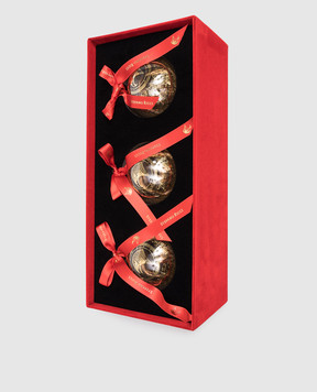 Stefano Ricci Набір брендованих ялинкових прикрас KGCBALL3SR01