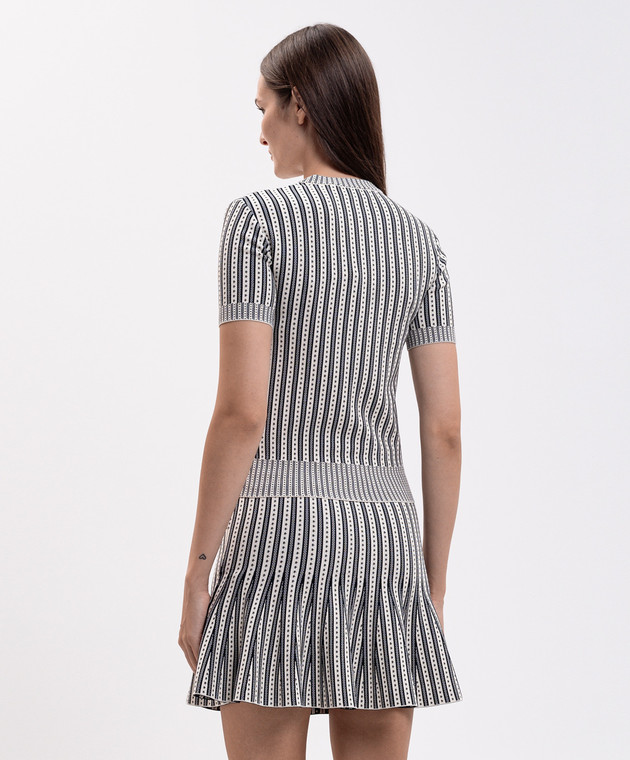 Alexander McQueen Топ кольору айворі в смужку 876343Q1BH0 зображення 4