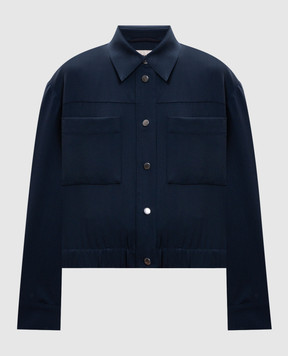 Max Mara Weekend Синя куртка з вовни DECANO WKDDECANO