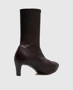 Officine Creative Коричневі шкіряні ботильйони SUZY SUZY004COFFEEBEAN