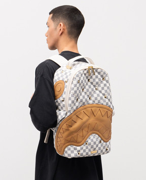 Sprayground Дитячий білий рюкзак DYNASTY OF THE SHARKS IN PARIS 910B7537NSZ