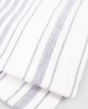L'Appartement Білий рушник Stripe в смужку STRIPEGAUZEHANDTOWEL