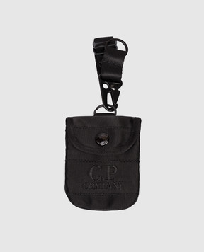 C.P. Company Черный брелок-карман с логотипом MAC053A005349G