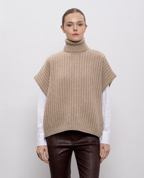 Brunello Cucinelli Бежевий светр з кашеміру M52532703