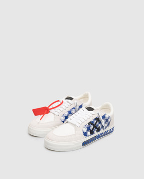Off-White Комбіновані кросівки M-Vulc Low кольору айворі OF06006101