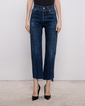 Vetements Сині джинси WE76DP343N3